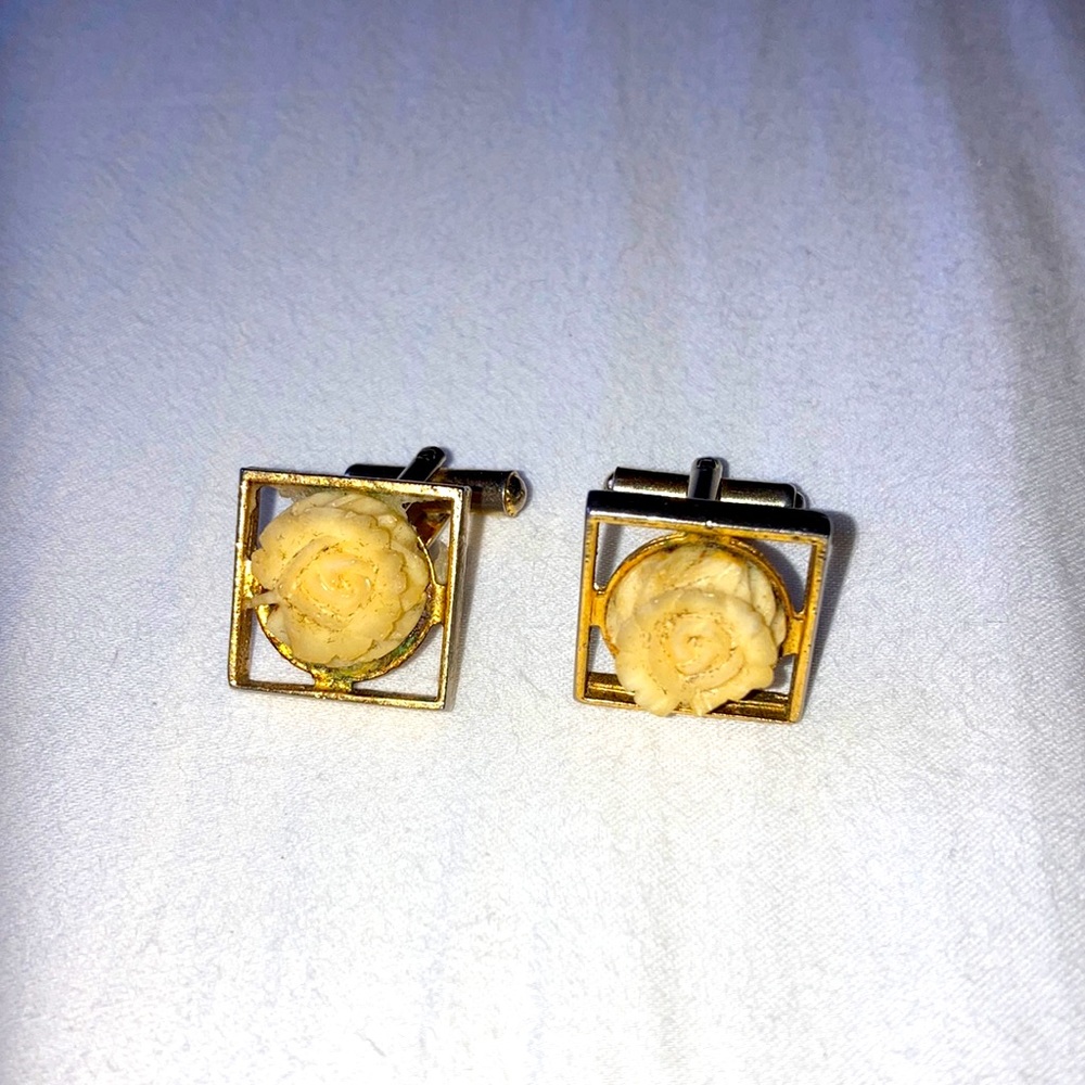 Ivory cuff links